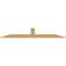 Ekena Millwork Portland Smooth Timber Gable Bracket, Western Red Cedar, 84"W x 17"H x 1 1/2"D x 5 1/2"F, 5/12 Pitch GBW084X17X0206POR00SWR - alternate 4